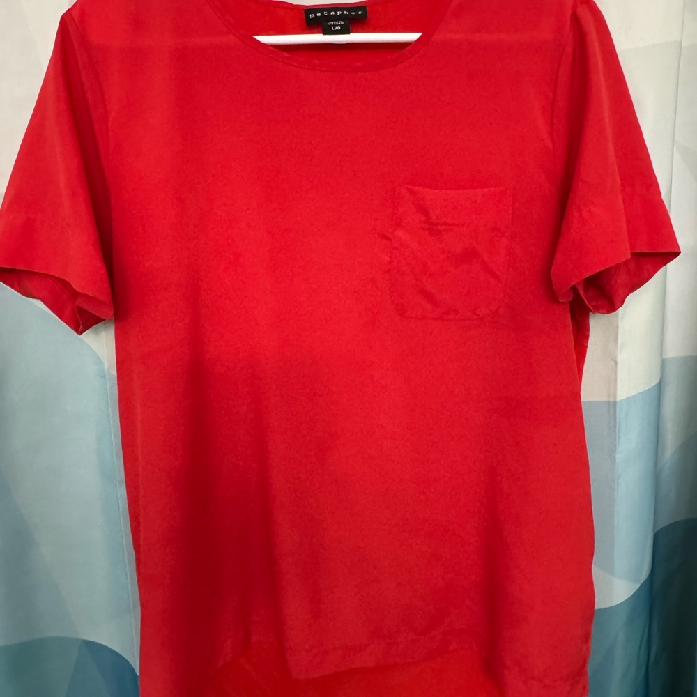 Metaphor Bold Red Short Sleeve Tee
